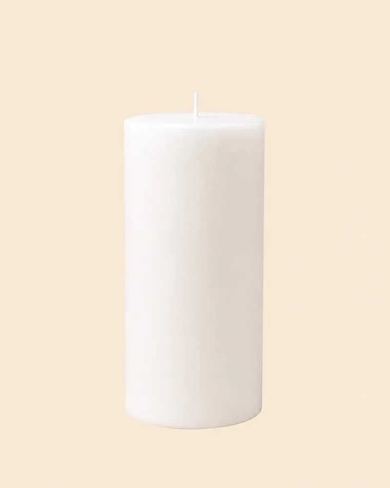 Velón blanco aromático de 3 por 6.5 pulgadas